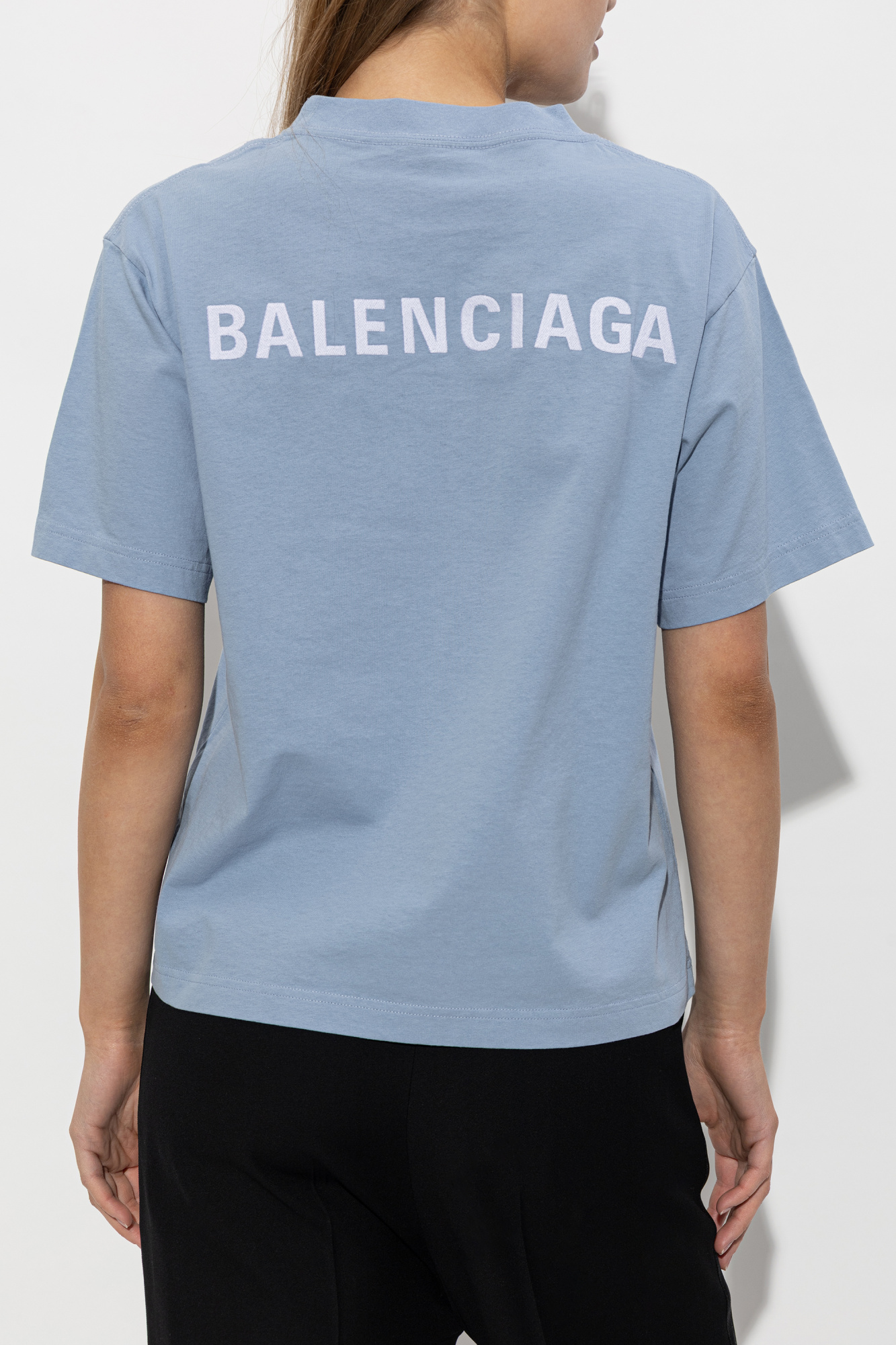 Balenciaga T-shirt with embroidered logo | Women's | Vitkac